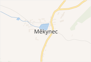 Měkynec v obci Měkynec - mapa části obce