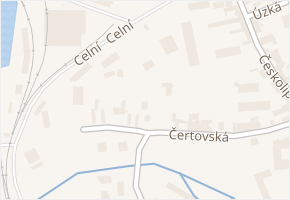 Celní v obci Mělník - mapa ulice