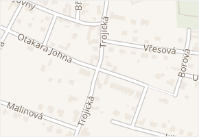 Chloumek v obci Mělník - mapa ulice