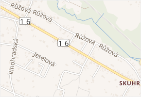 Krátká v obci Mělník - mapa ulice