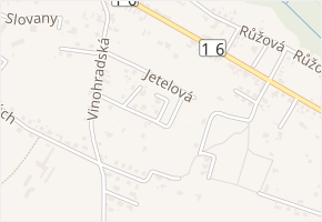 Luční v obci Mělník - mapa ulice