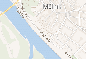 Na Vyhlídce v obci Mělník - mapa ulice