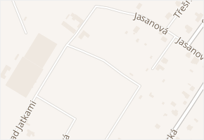 Nad Jatkami v obci Mělník - mapa ulice