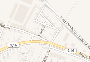 náměstí B. Němcové v obci Mělník - mapa ulice