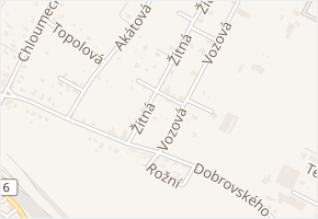 Osadní v obci Mělník - mapa ulice