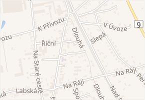 U Besedy v obci Mělník - mapa ulice