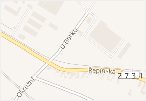 U Borku v obci Mělník - mapa ulice