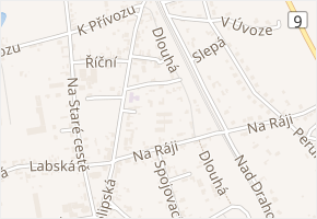 Za Školou v obci Mělník - mapa ulice