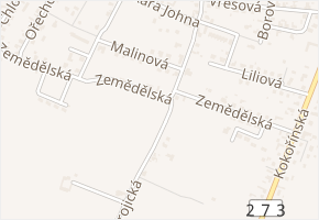 Zemědělská v obci Mělník - mapa ulice