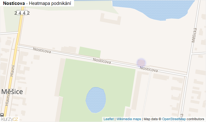 Mapa Nosticova - Firmy v ulici.