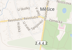 Spojovací v obci Měšice - mapa ulice