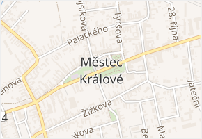 Samota v obci Městec Králové - mapa ulice