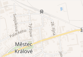 Svatojánská v obci Městec Králové - mapa ulice