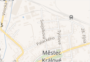 Svojsíkova v obci Městec Králové - mapa ulice