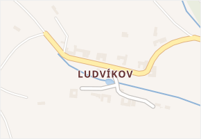 Ludvíkov v obci Městečko Trnávka - mapa části obce