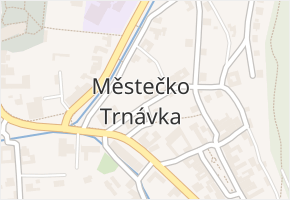 Městečko Trnávka v obci Městečko Trnávka - mapa části obce