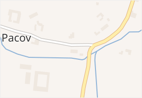 Pacov v obci Městečko Trnávka - mapa části obce