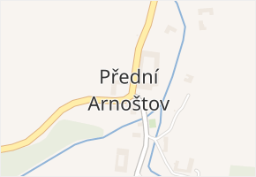 Přední Arnoštov v obci Městečko Trnávka - mapa části obce