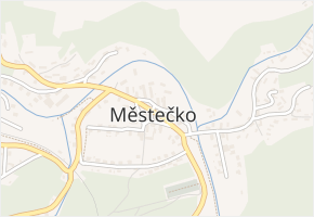Ohnivcova náves v obci Městečko - mapa ulice