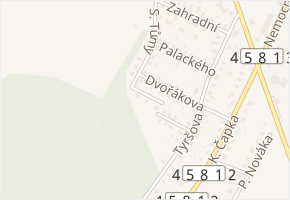 Na Pastuší v obci Město Albrechtice - mapa ulice