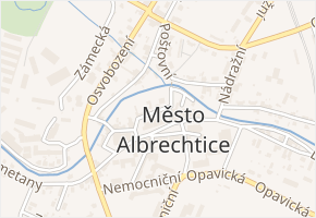 Slezská v obci Město Albrechtice - mapa ulice