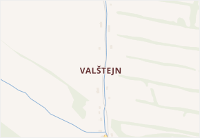 Valštejn v obci Město Albrechtice - mapa části obce