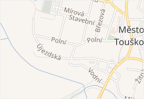 Tichá v obci Město Touškov - mapa ulice