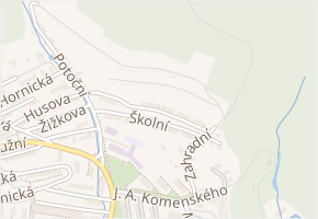 Mládežnická v obci Meziboří - mapa ulice
