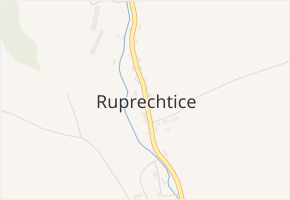 Ruprechtice v obci Meziměstí - mapa části obce