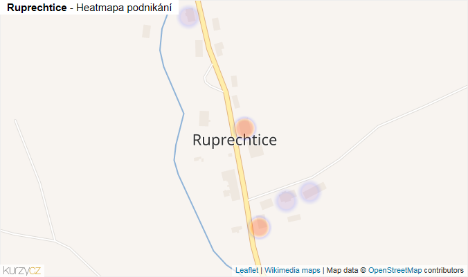 Mapa Ruprechtice - Firmy v části obce.