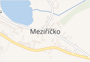 Meziříčko v obci Meziříčko - mapa části obce