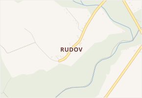 Rudov v obci Míčov-Sušice - mapa části obce