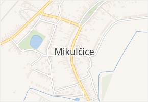 Tělocvična v obci Mikulčice - mapa ulice
