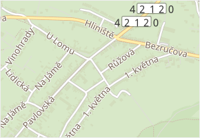 Havlíčkova v obci Mikulov - mapa ulice