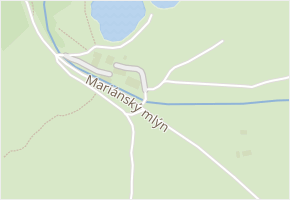Mariánský mlýn v obci Mikulov - mapa ulice