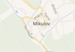 Hřbitovní v obci Mikulov - mapa ulice