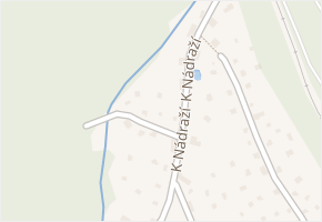 K Nádraží v obci Mikulov - mapa ulice