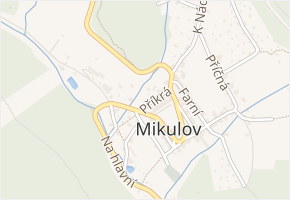 Příkrá v obci Mikulov - mapa ulice