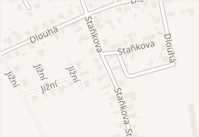 Staňkova v obci Mikulovice - mapa ulice