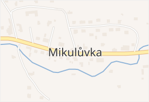 Mikulůvka v obci Mikulůvka - mapa části obce