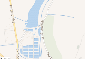 Na Vinicích v obci Milevsko - mapa ulice
