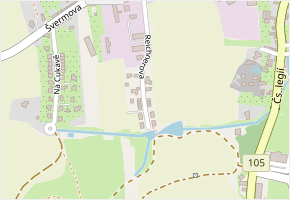 Reichnerova v obci Milevsko - mapa ulice