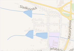 U Stříbrného v obci Milevsko - mapa ulice