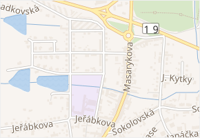 Za Krejcárkem v obci Milevsko - mapa ulice