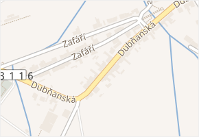 Dubňanská v obci Milotice - mapa ulice