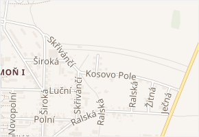 Kosovo Pole v obci Mimoň - mapa ulice