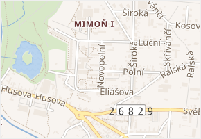 Novopolní v obci Mimoň - mapa ulice