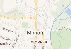 Pánská v obci Mimoň - mapa ulice