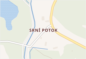 Srní Potok v obci Mimoň - mapa části obce