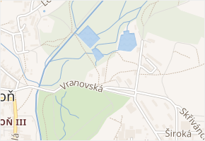 Vranovská v obci Mimoň - mapa ulice